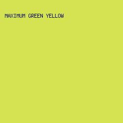 D3E450 - Maximum Green Yellow color image preview