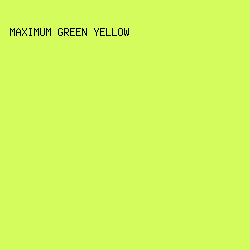 D5FC5D - Maximum Green Yellow color image preview