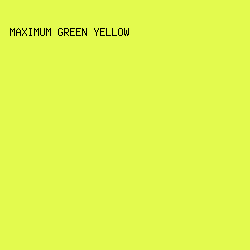E3FA4E - Maximum Green Yellow color image preview