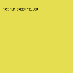 E5DE51 - Maximum Green Yellow color image preview