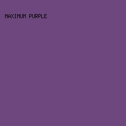 6D477D - Maximum Purple color image preview