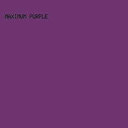 6e3771 - Maximum Purple color image preview