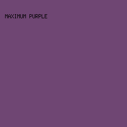 6f4673 - Maximum Purple color image preview