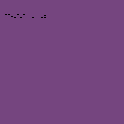 75457f - Maximum Purple color image preview