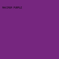 76267f - Maximum Purple color image preview
