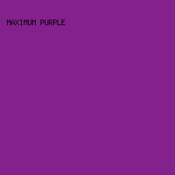 84218d - Maximum Purple color image preview