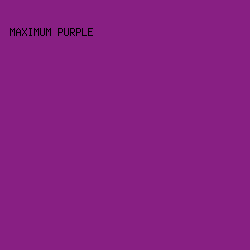 881F83 - Maximum Purple color image preview