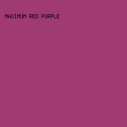 9f3a72 - Maximum Red Purple color image preview