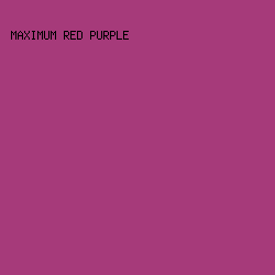 a63a7a - Maximum Red Purple color image preview