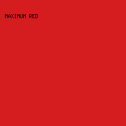 d51c1f - Maximum Red color image preview