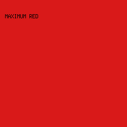 d91919 - Maximum Red color image preview