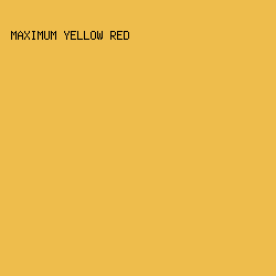 EEBD4C - Maximum Yellow Red color image preview