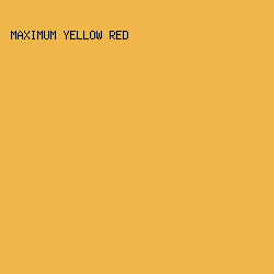 F1B74B - Maximum Yellow Red color image preview