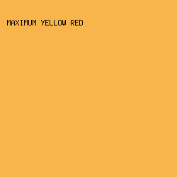F8B54C - Maximum Yellow Red color image preview