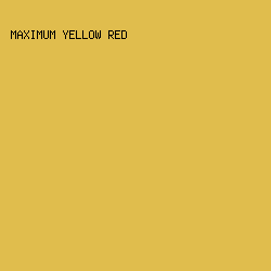 e0bd4d - Maximum Yellow Red color image preview
