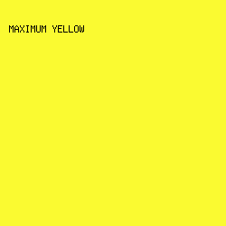 FAFA31 - Maximum Yellow color image preview