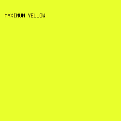 e8ff2c - Maximum Yellow color image preview
