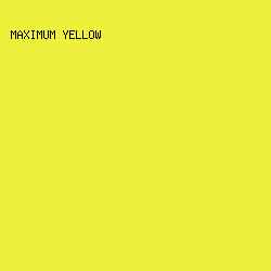 edf13b - Maximum Yellow color image preview