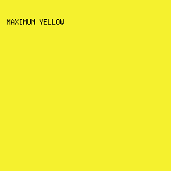 f5f12e - Maximum Yellow color image preview