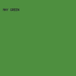 4E8E3F - May Green color image preview