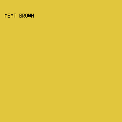 e1c63d - Meat Brown color image preview
