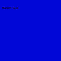 0007d7 - Medium Blue color image preview