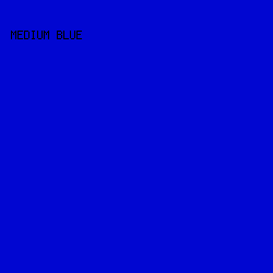 0106D1 - Medium Blue color image preview