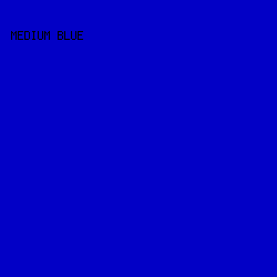 0200C6 - Medium Blue color image preview