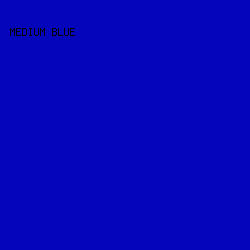 0505BB - Medium Blue color image preview