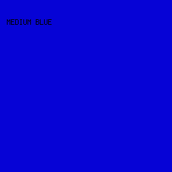 0603D6 - Medium Blue color image preview