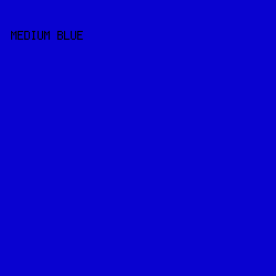 0902D0 - Medium Blue color image preview