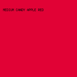 E10235 - Medium Candy Apple Red color image preview