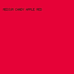 E60137 - Medium Candy Apple Red color image preview