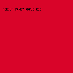 d90429 - Medium Candy Apple Red color image preview