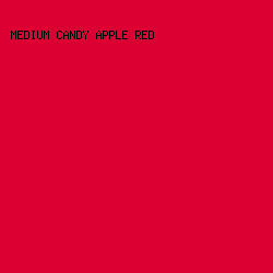 dc0032 - Medium Candy Apple Red color image preview