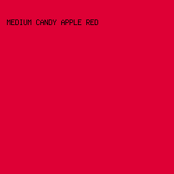de0035 - Medium Candy Apple Red color image preview