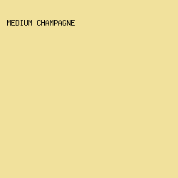 F1E19C - Medium Champagne color image preview
