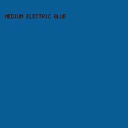085D97 - Medium Electric Blue color image preview