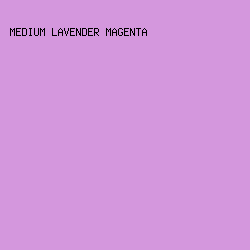 D497DD - Medium Lavender Magenta color image preview