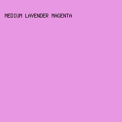 e898e2 - Medium Lavender Magenta color image preview
