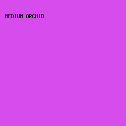D64CED - Medium Orchid color image preview