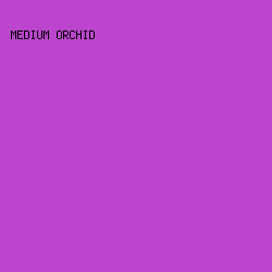 bb46cd - Medium Orchid color image preview