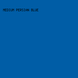005DA6 - Medium Persian Blue color image preview