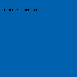 0061af - Medium Persian Blue color image preview