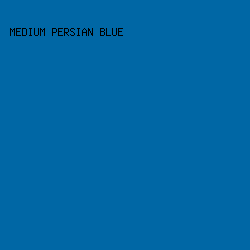 0067A5 - Medium Persian Blue color image preview