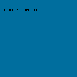 006E9E - Medium Persian Blue color image preview