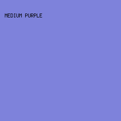 7E82DB - Medium Purple color image preview