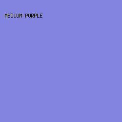8384DF - Medium Purple color image preview