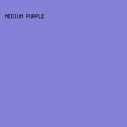 8680D9 - Medium Purple color image preview