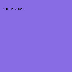 886ce4 - Medium Purple color image preview